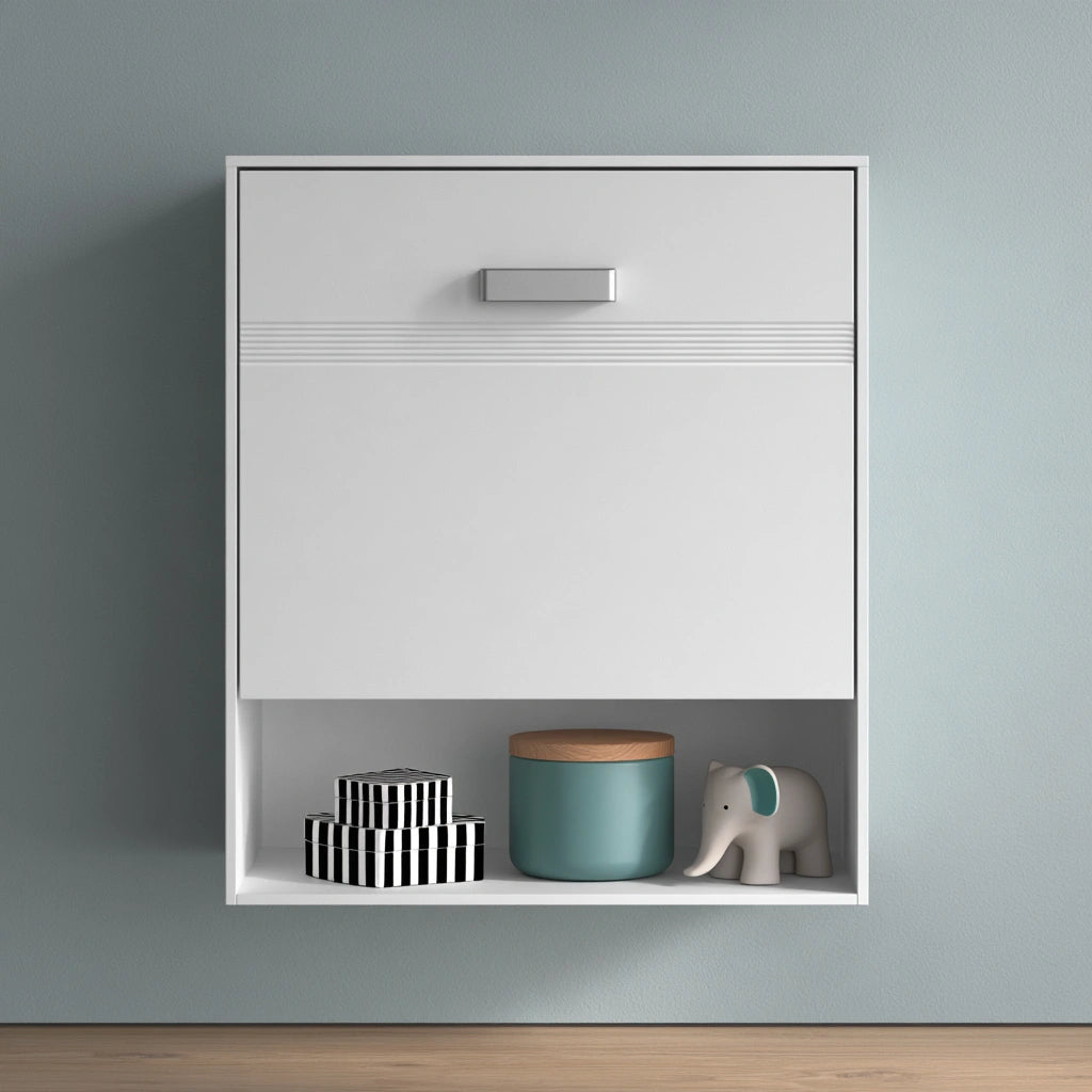 Opbergkast wandmodel, kleur wit