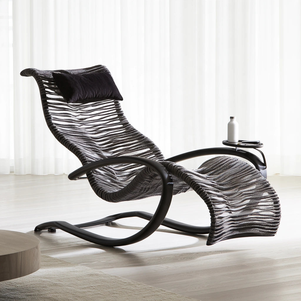 Relaxfauteuil, kleur zwart