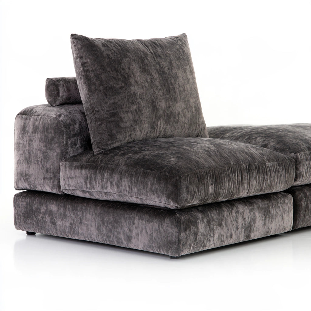 Elastische meubelhoes, kleur donkergrijs