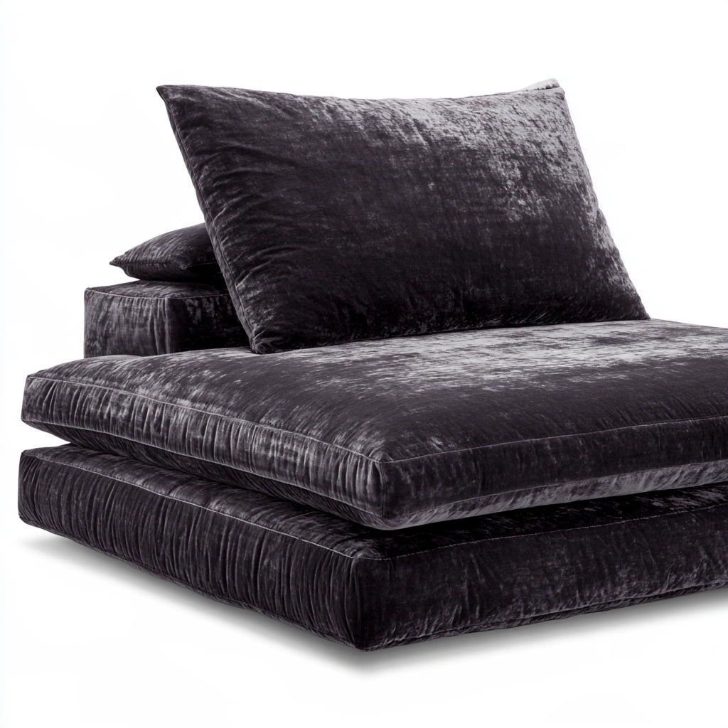 Elastische meubelhoes, kleur donkergrijs