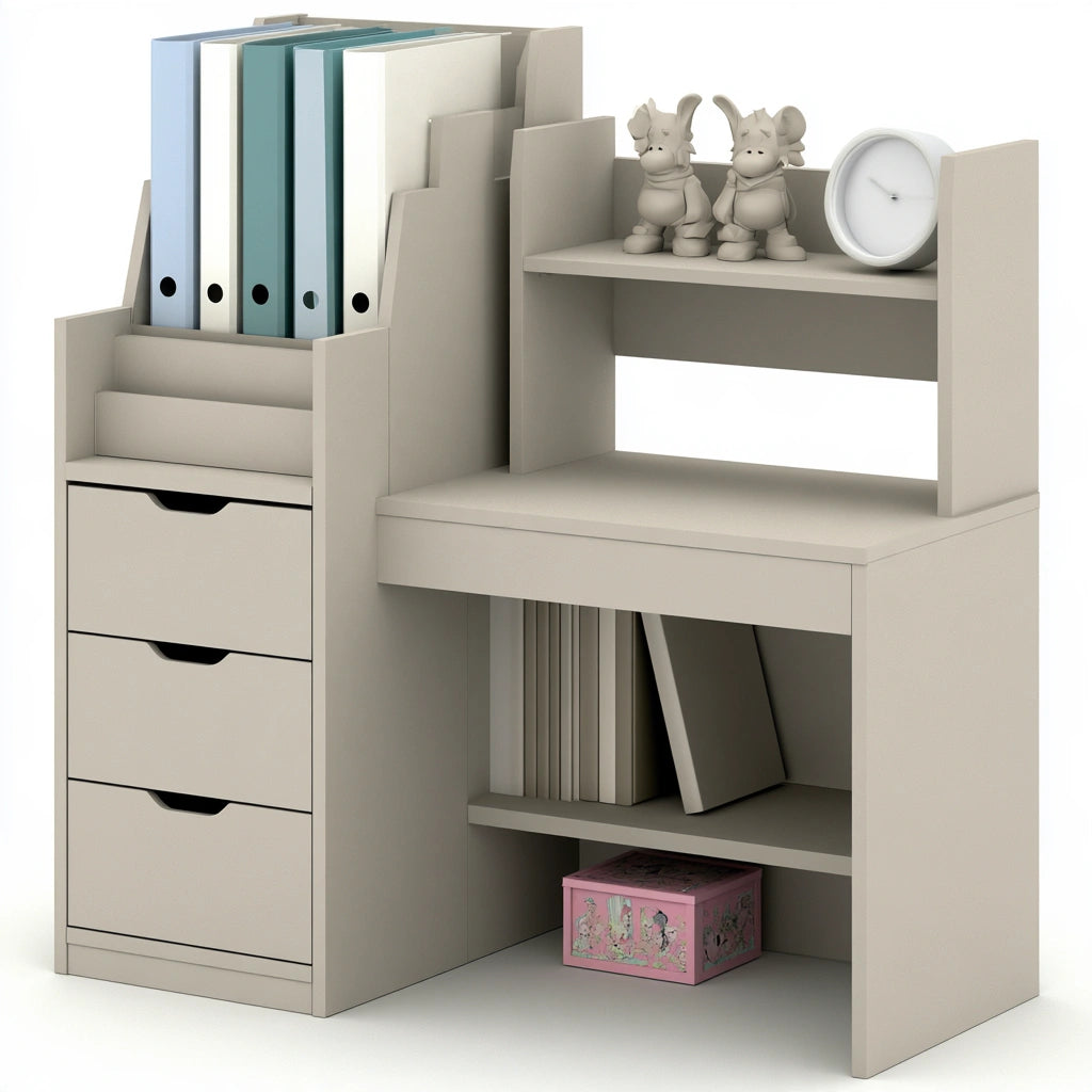 Bureau, kleur lichtgrijs
